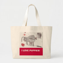 L'image de Kylee, J'AIME DES CHIOTS ! Sacs