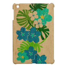 Limahuli Garden Hawaiian Surfboard iPad Mini Cases