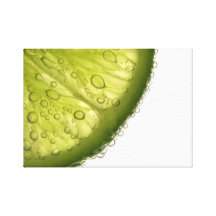 Lime Gallery Wrapped Canvas