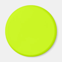 Lime #CCFF00 Solid Colour Refrigerator Magnets