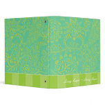 Lime & Deep Aqua Blue Cute Funky Love Birds