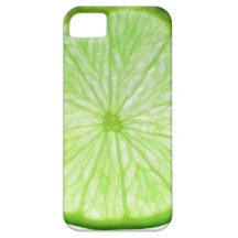 Lime Fruit Slice Isolated Over White Background iPhone 5 Case