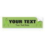 Lime Green Awareness Ribbon Bumper Sticker