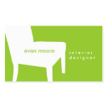 Lime Green Chair Business Card