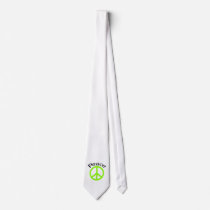Lime Green Peace & Word