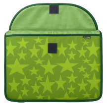 Lime Green Stars Mac Book Sleeve Sleeve For MacBooks