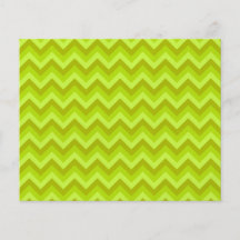 Lime Green Zig Zag Pattern. Custom Flyer