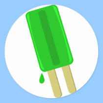 LIME ICE POP sticker stickers