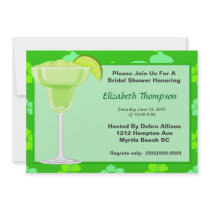 Lime Margarita Bridal Shower  Party  Invitation