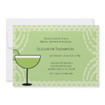 Lime Margarita Bridal Shower  Party  Invitation