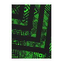 Lime Sweeze Stretched Canvas Print