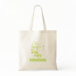 lime swirly bird vector bags