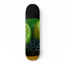 Limes Kiwis Berry Berries Skateboard