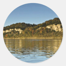Limestone cliffs on Big Muddy Stickers