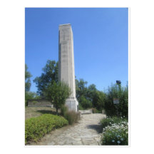 Limestone obelisk, William Henry Harrison Tomb Postcards