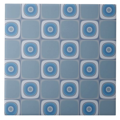 Limestone Retro Squares Tile zazzle_tile