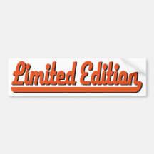 Limited Edition Auto Aufkleber