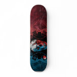 LIMITED EDITION:  Blue & Red Skull skateboards