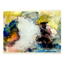 Limited Edition "Happy Thoughts" postcard print
