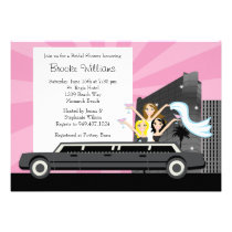 Limo Bridal Shower Invitation invitations