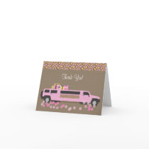 Limo Thank You Card