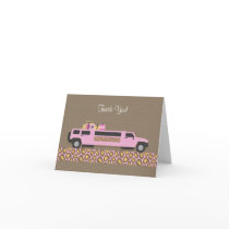 Limo Thank You Card