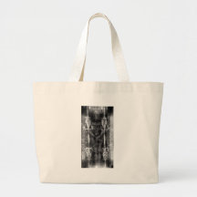 Linceul de Turin, négatif frontal de vue Sac