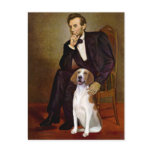 Lincoln - American Foxhound Postcard