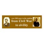 Lincoln and Obama history bookmarks business cards