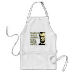 Lincoln Good Bad Religion Quote Apron