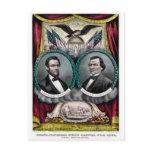 Lincoln Jackson Presidential Campaign 1864 Postcard