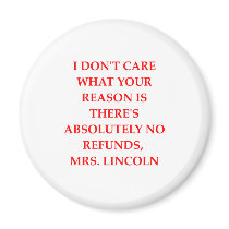lincoln joke magnets