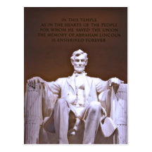 Lincoln Memorial #1 Postcard