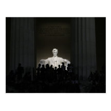 Lincoln Memorial at Night Postcard