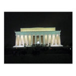 Lincoln Memorial at Night Washington DC 002 Post Card
