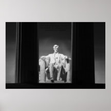 Lincoln Memorial B&W Print