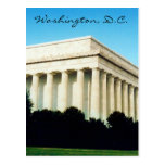 lincoln memorial dc postcard