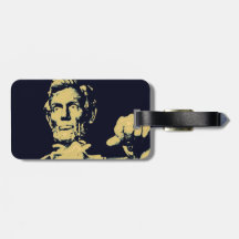 Lincoln Memorial luggage tag
