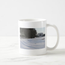lincoln memorial snow mug