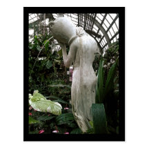 lincoln park conservatory :: fountain postcard