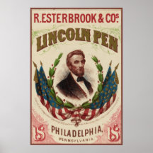 Lincoln Pen Poster