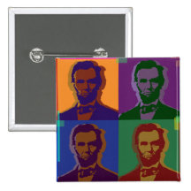 Lincoln Pinback Buttons