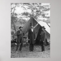 Lincoln, Pinkerton, McClernand Poster