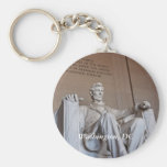 Lincoln Statue Keychain