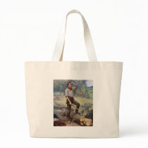 Lincoln the Rail Splitter by Jean L. Gerome Ferris Bag