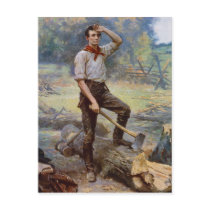Lincoln the Rail Splitter by Jean L. Gerome Ferris Post Cards