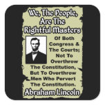 Lincoln: We The People! stickers
