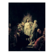 L'incrédulité de St Thomas Cartes Postales