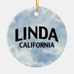 Linda California Ornament