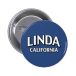 Linda California Pinback Button